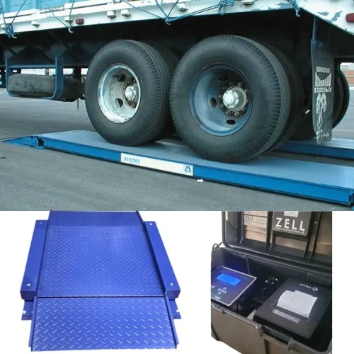 Plataforma de pesaje por ejes para camiones