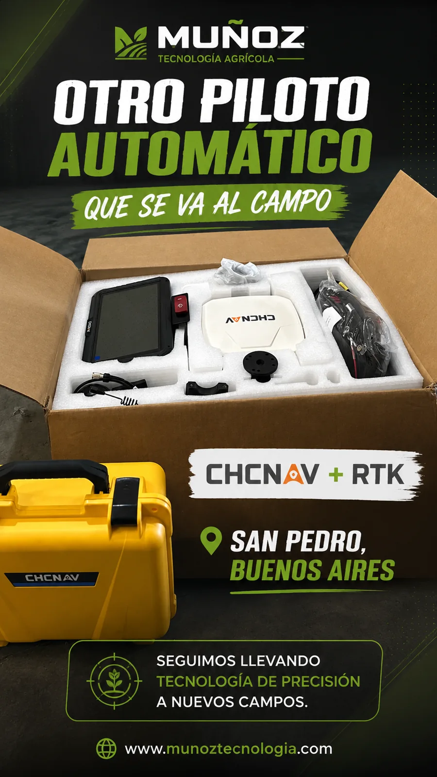 Entrega de piloto CHCNAV + RTK